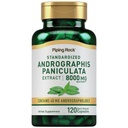 Piping Rock Andrographis Paniculata ekstrakt | 8000 mg | 120 kapslit | Standardiseeritud taimsed toidulisand | Mitte-GMO, Gluteenivaba