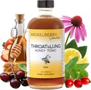 Mickelberry Gardens Throat & Lung Honey Tonic: Wellness Syrup, Natural Hare Throat Relief, Immune Support & Cough Suppressant täiskasvanutele ja lastele (4 oz)