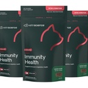 VetriScience Lysine Immunity Health Chews, 250 mg Lüsiin Plus Immune Supplement kassidele ja kassidele allergia, aevastamise, runny nina ja vesised silmad, kana, 3 Pack