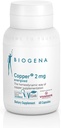 Biogena Copper 2 mg Energized - kergesti imendunud ja hästi talutav tsitraadivorm - 60 kapslit