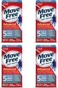 Move Free Advanced Plus MSM ja vitamiin D3, 80 tabletti - ühine terviselisa koos glükoosamiini ja kondroitiiniga (4. pak)