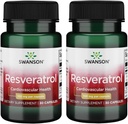 Swanson Resveratrol 100 100 milligrammi 30 kapslit (2 pakendit)