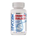 Evogen Brain Builder - Mind-Muscle Connection Amplifier | Boosts Focus, Concentration & Connection | Lions Mane, Bacopa Monnieri, Alpha-GPC | 90 kapslit