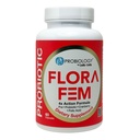 Belle + Bella Probioloogia Flora Fem - igapäevane probiootikum naistele - 4X Action Prebiootikum + probiootikum + Jõhvikas + foolhape seedetrakti, kuseteede, reproduktiivse ja vaginaalse tervise jaoks - 60 kapslit