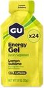 GU Energy Original Sport Toitumine Energiageel, Vegan, Gluteenivaba, Kosher ja Piimavaba On-the-Go Energia Iga treening, 24-Count, Sidrun Sublime