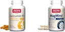 Jarrow valemid Curcumin 95 500mg - kuni 120 Servings (Veggie Caps) - Kurkumiini ekstrakt & MagMind Aju Tervis Magteiniga (Magnesium L-Threonate), toidulisand
