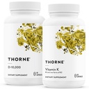 THORNE - luu tervise komplekt - D3-vitamiin ja K-vitamiin - toetab tervislikke luid, hammaste lihaseid, südame-veresoonkonna ja immuunfunktsiooni - 30 kuni 60 serveerimist