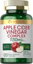 Carlyle Apple'i siidri äädikakompleksi kapslid | 120 pillid | Cayenne'i ja ingveriga | Mitte-GMO & Gluteenivaba toidulisand