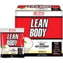 Labrada Lean Body MRP All-in-One Vanilla Meal asendamine Shake, 40 g valku, vadakusegu, 8 g tervislikke rasvu EFA & kiudaineid, 22 vitamiine ja mineraale , kunstlikku värvi, Gluteenivaba, (42 paketti)