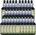 Põld (Achillea Millefolium) Glükeeriit, orgaanilised kuivatatud lilled Alkoholivaba vedelik ekstrakt (Brändinimetus: HerbalTerra, Proudly Made in USA) 30x2 fl.oz (30x60 ml)