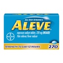 Aleve Caplets , Naproxen Naatrium 220 mg ( NSAID ) , Valu leevendaja / palaviku vähendaja , # 1 Ortopeediline Kirurg Soovitatav , 270 Count