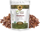 Organic Way Hawthorn Marries Cut & Sifted (Crataegus monogyna) - European Wild-Harvest | Organic & Kosher Certified | Vegan | Non GMO & Gluten Free | USDA Certified | Origin - Albania (1/4LBS / 4OZ)