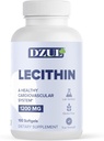 DZUL Pharma sojaletsitiini 1200 mg / 100 Softgels / kõrge tugevusega, gluteenivaba ja laboratoorselt kontrollitud
