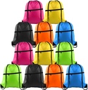 KUUQA 12Pcs Drawstring Bag Sport Gym String Seljakott Bulk Cinch kotikott Zipper kooli jooga spordiklubi Reisimine