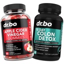 ACV Gummies & Colon Cleanser Detox - 1000MG Apple Siider Äädikas Gummies & 15 Day Colon Puhastada Detox Seedimine & Soolestiku Tervis - Kiire looduslik probiootiline Laksatiivsed pillid soole liikumise toidulisandeid