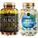Maju Superfoods 4-in-1 mere sammalkapslid ja musta seemne õlikapslid Bundle