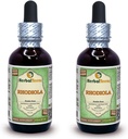 Rhodiola (Rhodiola Rosea) Glycerite, orgaaniline kuivatatud juured Alkoholivaba vedelik ekstrakt (Brand Name: HerbalTerra, Proudly Made in USA) 2x2 fl.oz (2x60 ml)
