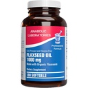 Külmpressitud orgaaniline linaseemneõli 1000mg Softgels - Non GMO orgaaniline linaseemneõli rikas looduslikult esinev Omega 3 6 9 Full Body kasu - Fish Free Omega 3 täiendus (180 Softgels)
