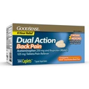 GoodSense Dual Action Acetaminophen and Ibuprofen (NSAID) tabletid, 250 mg / 125 mg, seljavalu, 144 krahv