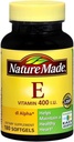 Loodus Valmistatud dl-Alpha Vitamiin E 400 IU Softgels 180 Soft Gels (pakk 8)