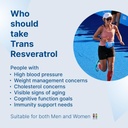Trans Resveratrol 500 mg , 60 kapslit Lab | Antioksüdandi tugi | 60 vegankapslit