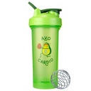 BlenderBottle Just for Fun Classic V2 Shaker Bottle Perfect Protein Shakes ja Pre Workout, 28-Ounce, Avo Cardio