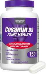 Nutramax Laboratories Cosamin® DS ühine tervise täiendada glükoosamiini ja kondroitiini meeste ja naiste ühine tervis, 150 kapslit