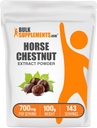 BulkSupplements.com Horse Kastan Extract Pulber - Hobuse Kastan Supplement, Taimne täiendus - Gluteenivaba, 700mg per Serving, 100g (3,5 oz) (pakk 1)