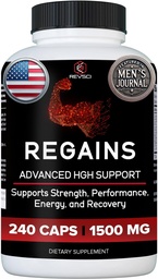 HGH täiendused meestele ja naistele - Regains Natural Anabolic lihaste kasvuhormooni meestele, lihaste ehitaja meestele, lihaste taastamise post treening täiendada, 240 valku pillid