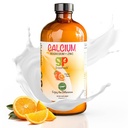 GreenPeach Orgaaniline Vedel Kaltsium lastele - Magneesium, Tsink, Kaltsiumtsitraat & Vitamiin D3 Calming Syrup & Vedel Kaltsium Lisand, NO Suhkur NO Kunstlikud Maitsed, Taimetoitlane Halal Kosher