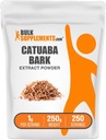 BulkSupplements.com Catuaba Bark Extract Pulber - Catuaba Bark Pulber, Taimne täiendus - Vegan & Gluten Free, 1 g per Serving, 250 g (8,8 oz) (pakk 1)