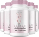 Rize labs (5 Pack) Cellinea - Cellinea pillid, Cellinea kapslid tervisliku välimusega nahk, Cellinea suurendada naha hüdratatsiooni, Cellinea kõik-looduslik toidulisand, Cellinea Arvustused (300 kapslit)