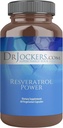 Resveratrooli võimsus dr Jockersi poolt, immuunsuse tugi, vananemisvastane, naha tervise jaoks oluline, trans-resveratrool, 200 mg, 60 päeva pakkumine