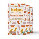 HELPS TEAS | Aitab immuunsust suurendada teed | Echinacea, Eukalüpti, Minti, Lindeni, Thyme'i ja Natural Honey Flavori orgaaniline taimne segu. Hõlbustab hingamisteede tervist | 16 teekotti - pakendis 3 |