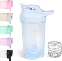 D.Y.A 16oz Shaker Bottle,Leak Proof Sport Shaker Cups Protein Shakes, Shaker Bottle for Pre Workout and Travel To Go, BPA Free & Easy Clean Protein Shaker Bottle, Blue