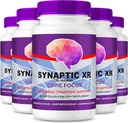 NutraRize (5 Pack) Synaptic XR - igapäevane tugikapslid, millel on tasakaalustatud segu fookuse, teravuse ja igapäevase jõudluse jaoks | Lihtne võtta pillid igapäevaseks terviseks (300 kapslit)