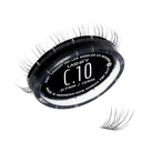 Lashify Curl 10mm Gossamer DIY ripsmepikendused Täida, must, lihtne vale ripsmed loodusliku välimuse jaoks