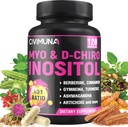 Inositooli täiendus - Myo-Inositool ja D-Chiro Inositool Plus Ashwagandha, Berberine, Cinnamon ja 5 Mores - 120 kapslit