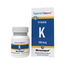 Superior Allikas Vitamiin K 100 mcg - Luu tugevus ja tervise toetamise täiendada - Vitamiin K Supplement Aids Vere tervis ja kaltsiumi imendumine - 30 sublingvaalne lahustuv tablett