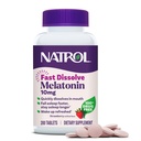Natrol Melatoniin 10mg Kiiresti Lahutatavad Tabletid - Maasikas Maitse, 200 Count, Sleep Support, Kiire Lahutage Melatoniini Täiskasvanutele, 200-päevane pakkumine