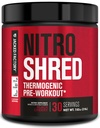 Jacked Factory NITROSURGE Shred Pre Workout Supplement - Energiatugevdaja, Kiirtugevdus Kasum, Terav Fookus, Võimas Pump - Lämmastikoksiidi Booster & PreWorkout Powder - 30Sv, Black Cherry