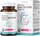 USDA orgaaniline laktatsioonilisand - Suurendage piima pakkumist taimse rinnaga toitmise toetusega - Abi emadele - Orgaaniline: lambaläätseseemned, apteegitill ja piimaohakas - 60 vegankapslit (ei pillid ega küpsised)