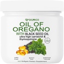 Oreganoõli musta seemnega Õli Softgels, Oreganoõli Kapslid Orgaaniline, 2 in 1 6000mg Oregano õli musta seemne õli 200mg, 300 Count