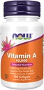 Nüüd toidud, A-vitamiin, 10 000 IU, 100 Softgels