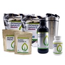 Purium Cleaning + Fitness Bundle - sisaldab Power Shake (Apple Berry), Apothe-Cherry, Super Amino 23, Super CleansR, Biome Medic & Blender Bottle