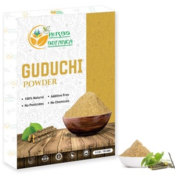 Maitsetaimed Botanica Guduchi Pulber USDA orgaaniline Neem Giloy pulber | Tinospora cordifolia | Herbsl toidulisand immuunsuse toetamiseks, seedimine 5, 3 Oz / 150 GMS