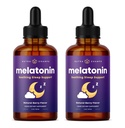 NutraChamps Vedel melatoniini tilgad, 480 Servings, Sugar Free Kids Melatoniin Vedel uneabilisand, Vegan & Non-GMO, Natural Berry Maitse, Melatoniin 1 mg tilgad