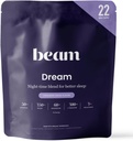 Beam Dream Sleep Powder, L-Theanine, Apigenin, Reishi ja Magneesium, kolmanda osapoole testitud looduslik uneabi ja unelisa sügavaks uneks, lõõgastumiseks ja taastumiseks, loomulik unetoetus, 22 serveerimist