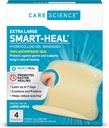 Care Science Smart Heal Hüdrokolloid, Suur, 2,3 in x 3 in, 4CT | 100% veekindel tihend soodustab paranemist, vähendab armistamist
