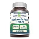 Hämmastav valem Hüaluroonhape & MSM-i lisand | 1000 Mg Serving | Kapslid | Mitte-GMO | Gluteenivaba | Valmistatud USAs (1 pakend, 60 loend)